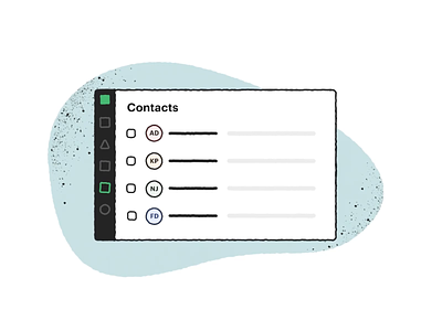 Import Google Contacts after effects animated ui animation app art branding contacts creative digital arts gif google import contacts motion motion design motion graphics pandadocdesign simple vector visual design