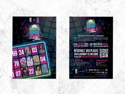 F2 | Drag queen bingo party - flyer design flyer graphic design print