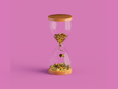 Time and money 3d 3d illustration branding c4d design illustration motion graphics ui