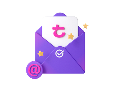 Email icon 3d 3d illustration branding c4d design illustration motion graphics ui