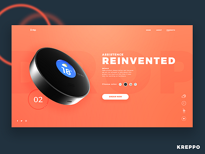 Drop - PRODUCT WEBSITE DESIGN