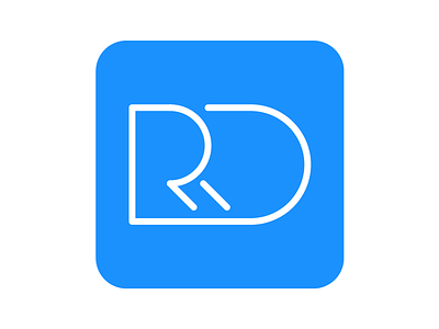 Personal Logo Redesign 2018 blue identity logo mark personal square