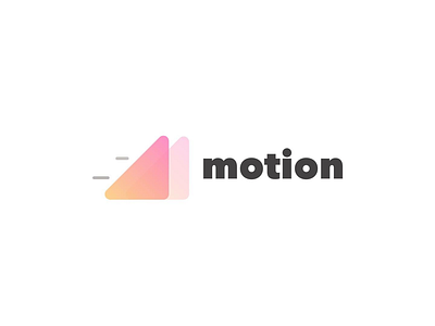 Motion logo & Hello Dribbble design logo