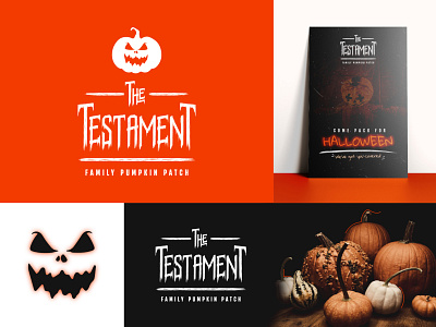 The Testament - Pumpkin Patch Logo Design