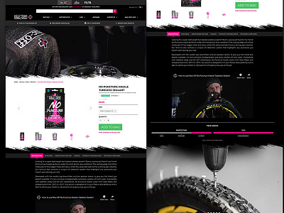 Muc-Off - Product page redesign biking cycling design ecomerce ecommence ecommerce website liquid mountain biking muc off product page shopify web website