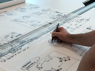 Voice Journey 2 journey process sketching storyboard voice