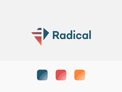 Radical Branding app branding graphic design logo logo design logoagency