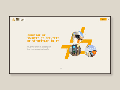 Bitroot- IT Services UX/UI Concept company webdesign ui ui design ui designer web web designer webdesign