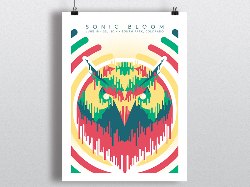 Sonic Bloom Poster by Ian Ruppert on Dribbble