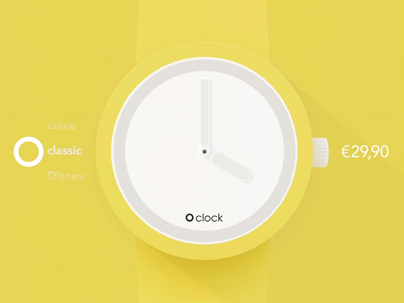 Clock [gif] by ILLO on Dribbble