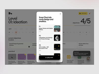 Dorm Dashboard — Playlist app dashboard design education interface player playlist ui ux website