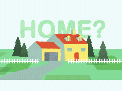 What makes a house a home? architecture design graphic design home house motion graphics