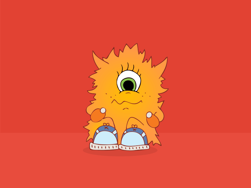 Baby Monster animation cartoon illustration monster