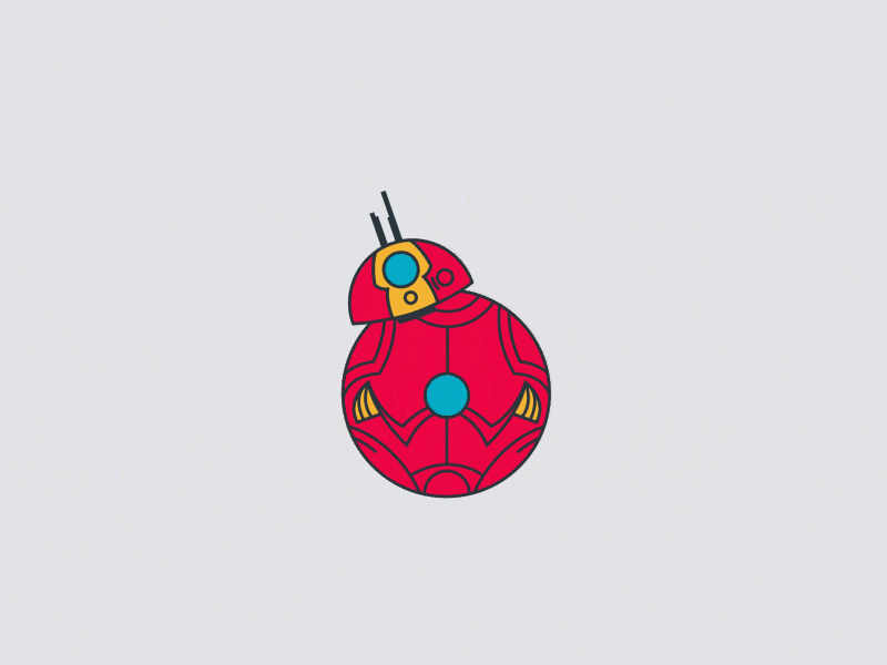 BB8 ft. Iron Man