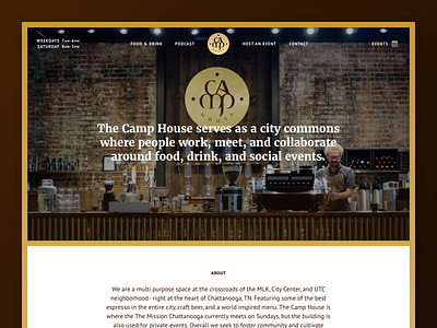 The Camp House - Site Launch