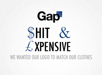 Gap blue gap logo texture