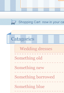 What i'm working on blue ecommerce wedding