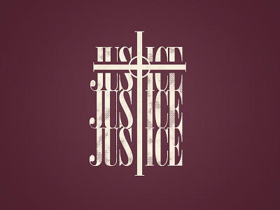 Justice T-shirt Design christian cross faith grace jesus justice loyal design tshirt art tshirt design tshirtdesign typography