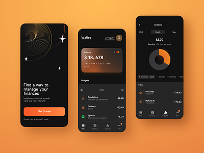 Online financial management 💸 co concept design graphic design minimal ui web