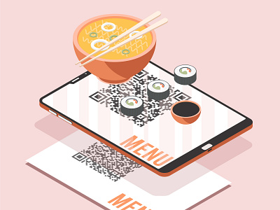 Augmented reality concept Freepik augmentedreality food isometric
