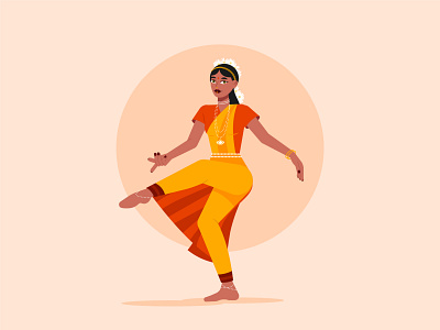 Teej Festival colorful dance festival illustration india people rajasthan vector