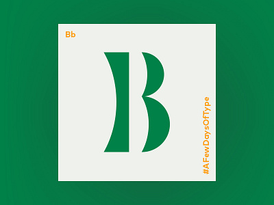 B 36daysoftype b letter lettering type typeface typogaphy