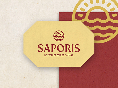 Saporis brand branding delivery design food graphic design graphicdesign identity italian food logo logo design logotype restaurant