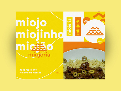 Miojeria food graphic design hungry identity noodles
