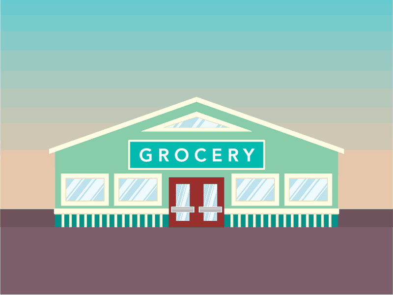 Grocery grocery illustration illustrator store vector