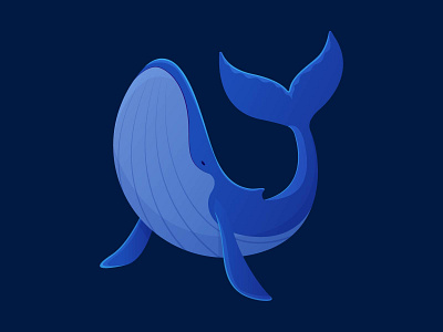 Whale, whale, whale. animal animal icon blue humpback illustrator weekly challenge weekly warm up whale
