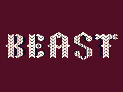 Beastly typeface