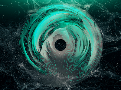 Green Circle 3d abstract c4d cg cinema 4d cinema4d circles green mountains octane redshift render torus