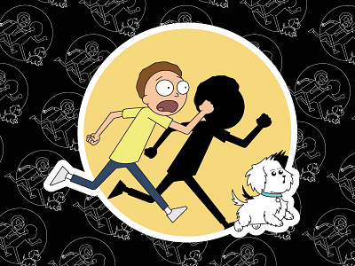 Morty & Snuffles X Tintin & Snowy