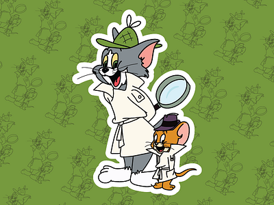 Tom & Jerry X Snooper & Blabber blabber cartoon cat illustration jerry mashup mouse smash snooper stickers tom