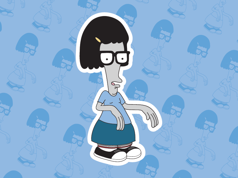 Download Tina Belcher X Roger by S.MASH on Dribbble