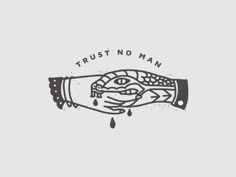 What Does Trust No One Tattoo Mean  Represent Symbolism