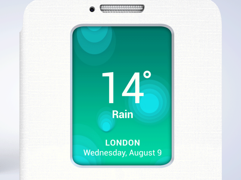 Smart Case rain animation 2d after effects animation app interaction mobile motion ui ux weather