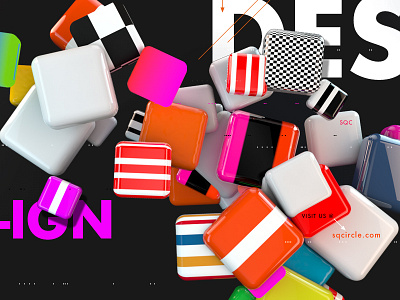 Motion ident design 3d after effects animation c4d color design graphic ident motion type typography