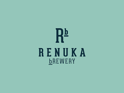 Renuka brand brewery design graphic logo logotype