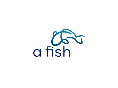 Fish blue branding debut design doctor fish fish garra garra rufa idea illustration logo