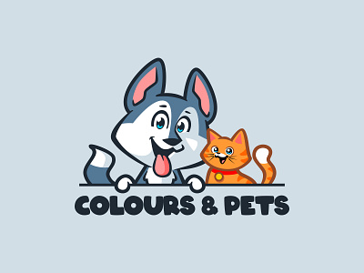 colours and pets branding characterdesign design illustration mascot vector