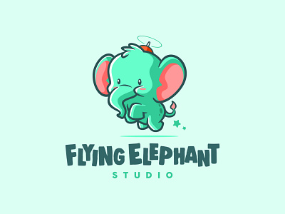 flying elephant studio branding characterdesign design illustration logo logodesign mascot mascot character mascot design vector