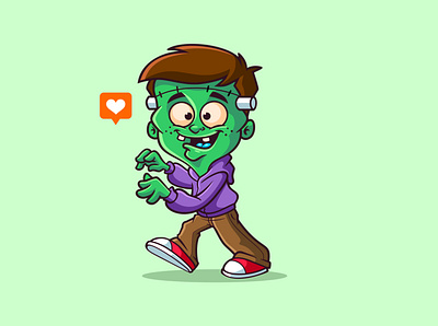cute zombie branding characterdesign design illustration logo logodesign mascot mascot character mascot design vector