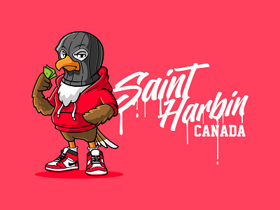 saint harbin branding characterdesign design illustration logo logodesign mascot mascot character mascot design mascot logo vector