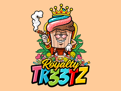 royalty tr33tz branding characterdesign design illustration logo logodesign mascot vector
