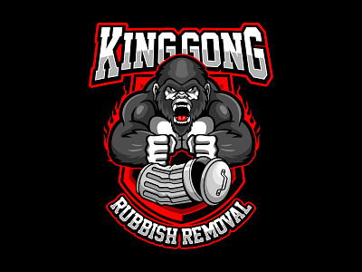 king gong branding characterdesign design illustration logo mascot vector