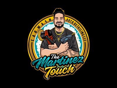 the martinez touch branding characterdesign design illustration logodesign mascot vector