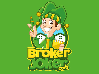 broker joker mascot design branding characterdesign design icon illustration logo logodesign mascot mascot character mascot design mascot logo vector