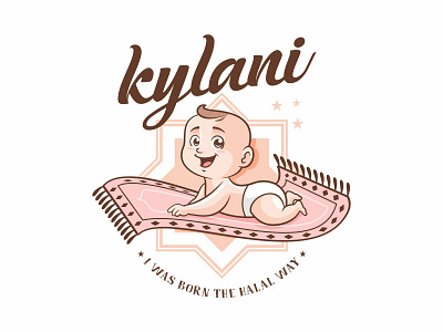 kylani baby branding characterdesign clothing clothing brand cute design icon illustration logo logodesign mascot mascot character mascot design mascot logo vector