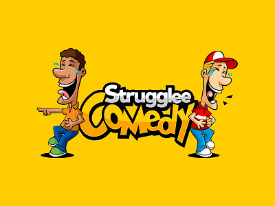 struggle comedy branding characterdesign clothing brand comedy design fun fun funny illustration logo logodesign mascot mascot character mascot design mascot logo vector
